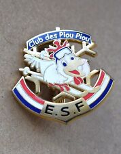 Insigne, broche médaille ski ESF " Piou Piou ", 1ère version