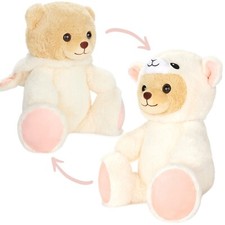 Peluche Ourson Déguisé en Mouton 25 cm BRUBIES Pyjama Ours Doudou Deguisement