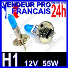 AMPOULE H1 XENON 55W LAMPE POUR VOITURE FEU SUPER WHITE PHARE 12V PLASMA 6500K