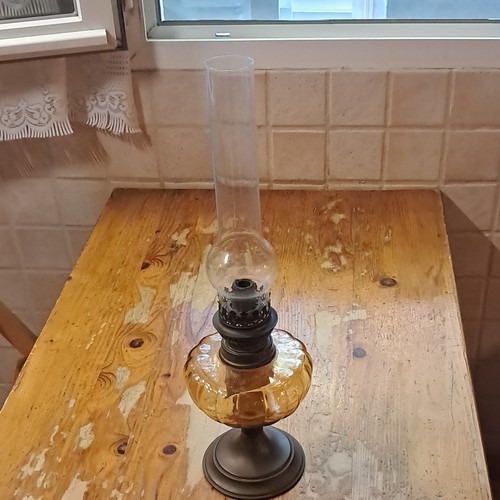 Lampe pétrole verre - lampe, en