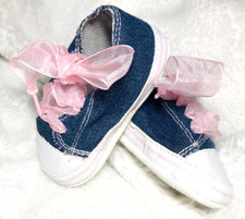 Bon bebe newborn soft sneakers denim shoes 3 months old baby gift baby shower