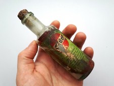 Sidol Metal Cleaner Bottle German WWII Wehrmacht original glass cleaning medal