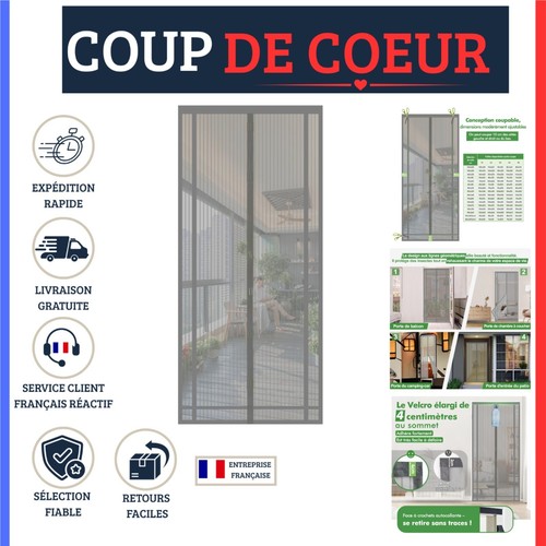 Moustiquaire magnétique porte