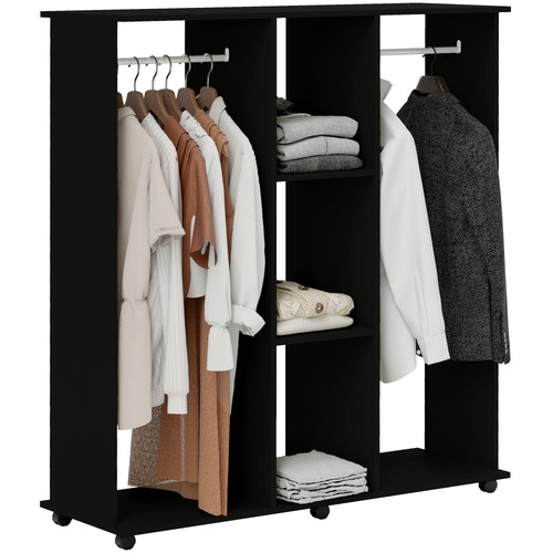 Homcom armoire penderie - armoire,