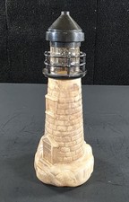 Vintage Lighthouse 8" Decanter "Old Spice" After Shave Empty Glass 1683-C