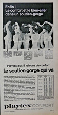 1966 PLAYTEX COMFORT BRA THAT GOES PRESS AD