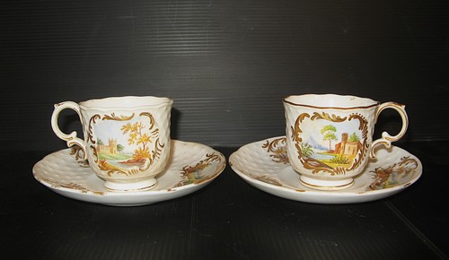 3187 porcelaine paris - 3187*, deux