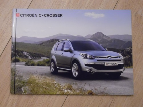 Catalogue citroen crosser - citroen, c-crosser