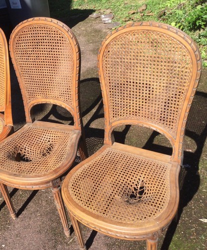 Lot chaises cannées de - , 3