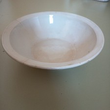 Creil et Montereau 1840 1876 Leboeuf Milliet & Cie White Earthenware Salad Bowl