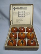 AQ929 CRITAS ARCHIMEDES SCHOOL LEARNING BOX CALCULATION WOODBALLS