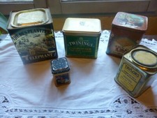 Boites thé métal