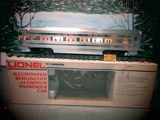 Lionel 6-9580  Burlington Aluminum "Silver Veranda" Observation Car O.B. C-8.