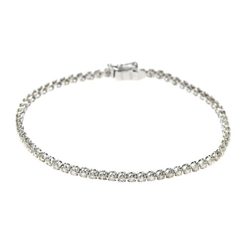 Bracelet tennis diamant - diamant, k18wg