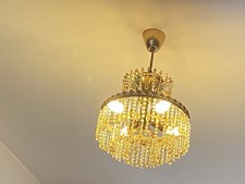 lustre ancien à pampilles