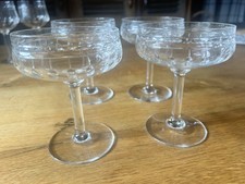 4 Coupes  A Champagne Córdoba Val St Lambert. 