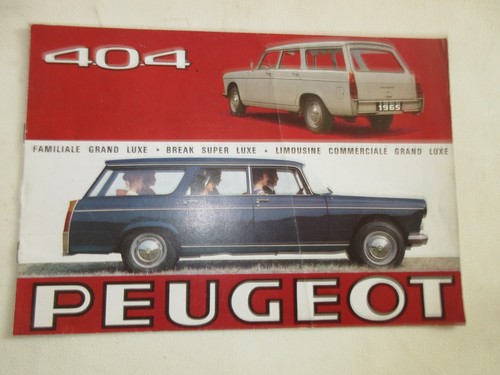 Fascicule publicitaire vintage