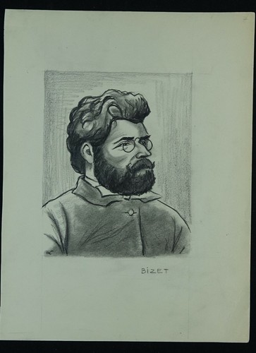 André lebon lot 8 dessins - andré, lebon,