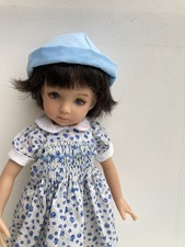 robe fleurie à smocks et bob