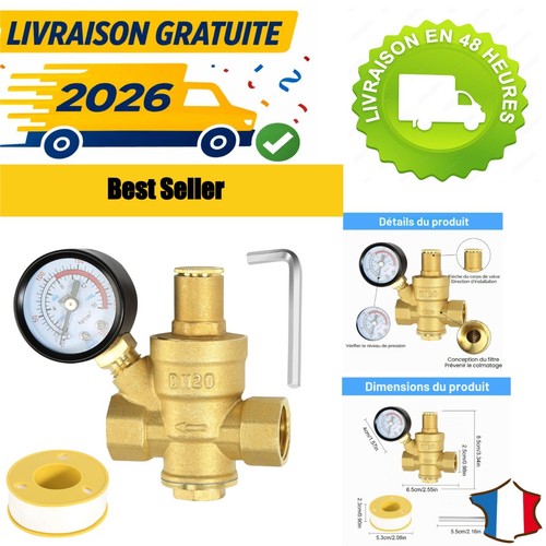 Réducteur pression eau - pression, d'eau