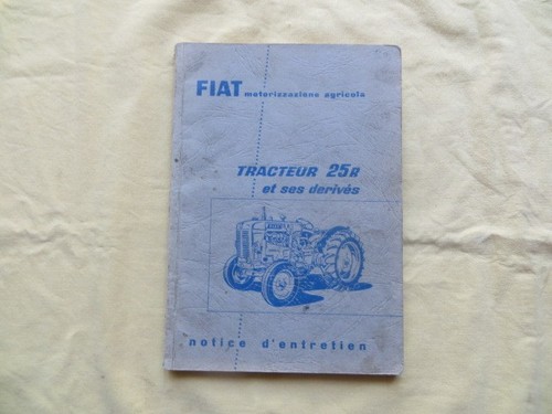 Tracteur fiat et - 25, r