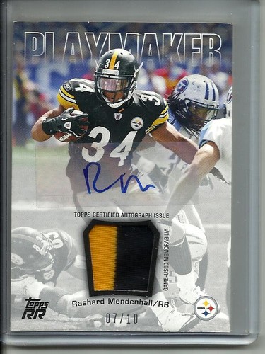 Rashard mendenhall 2011 topps - rashard,