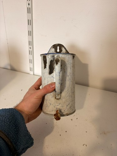 Ancien pot lavement récipient - pot,
