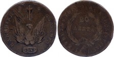 20 Lepta Phoenix - 1831