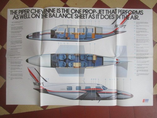 1974 depliant pub poster - depliant,