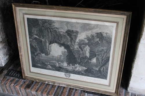 Gravure gondole italienne - gravure,