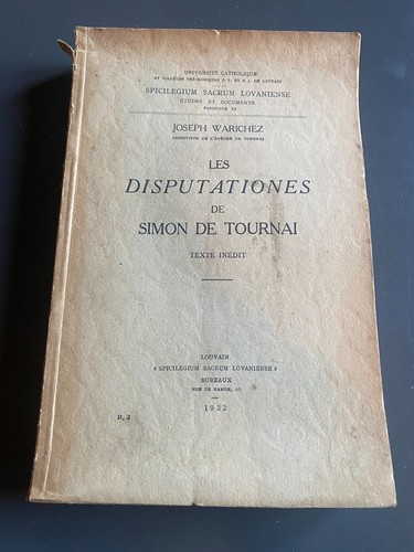Les disputations simon - les, de