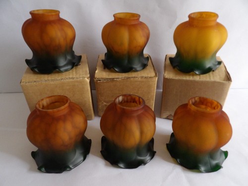 Lot tulipes en verre - lot,