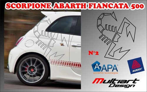 Adhésif abarth scorpion - adhÉsif,