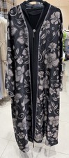 Robe Abaya 2 Pièces À Motifs