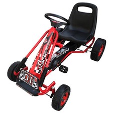 Kart voiture à pédale gokart rouge enfant jeux jouets Helloshop26 0102006/2