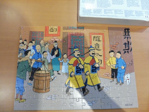 Boite puzzle tintin - de,