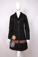 Desigual Coat Collared Lace Full Zip 36 (S)