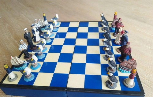 Jeu échecs thème marin - jeu,