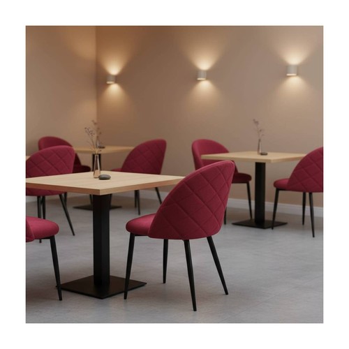 Chaise pizzeria velours - en,
