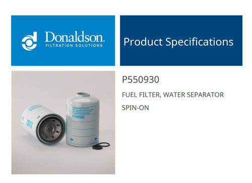 Donaldson p550930 fuel - –,