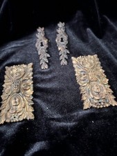 ANTIQUE VINTAGE CABINET ARMOIRE BRONZE/BRASS HARDWARE