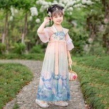 Chinois Enfants Fille Robe