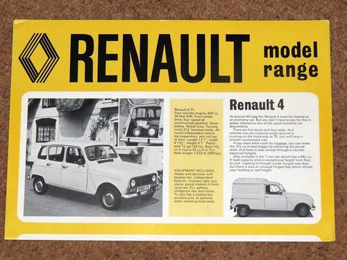 1977 renault range sales - 1977,