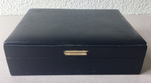 Coffret boîte cuir noir - coffret,