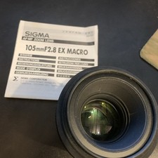 Sigma 105mm F/2.8 EX Macro AF Lens For Sigma