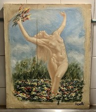 Tableau Peinture Huile Sur