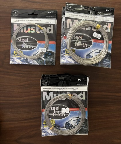 Lot bobines acier mustad - bobines,