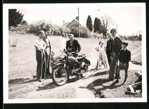 Photographie moto bsa les - moto, bsa,