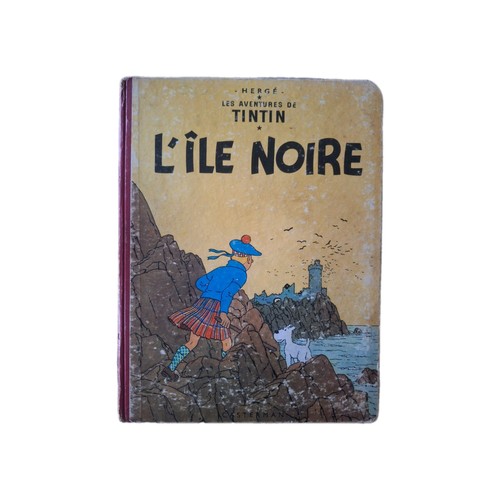 Tintin île noire 1955 - noire., b14