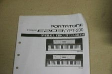 Yamaha PSR-E203/YPT-200 Portatone  Overall Circuit  Diagram